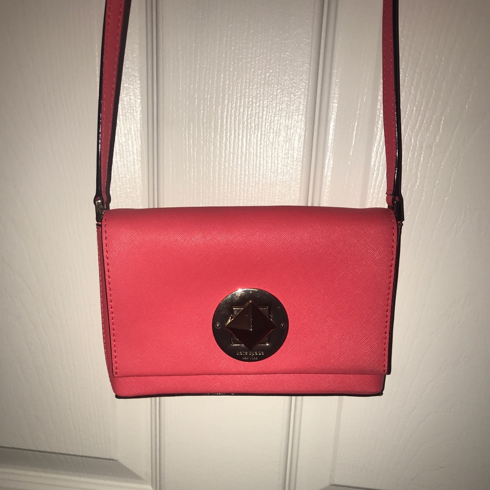 Coral Kate Spade Crossbody Bag